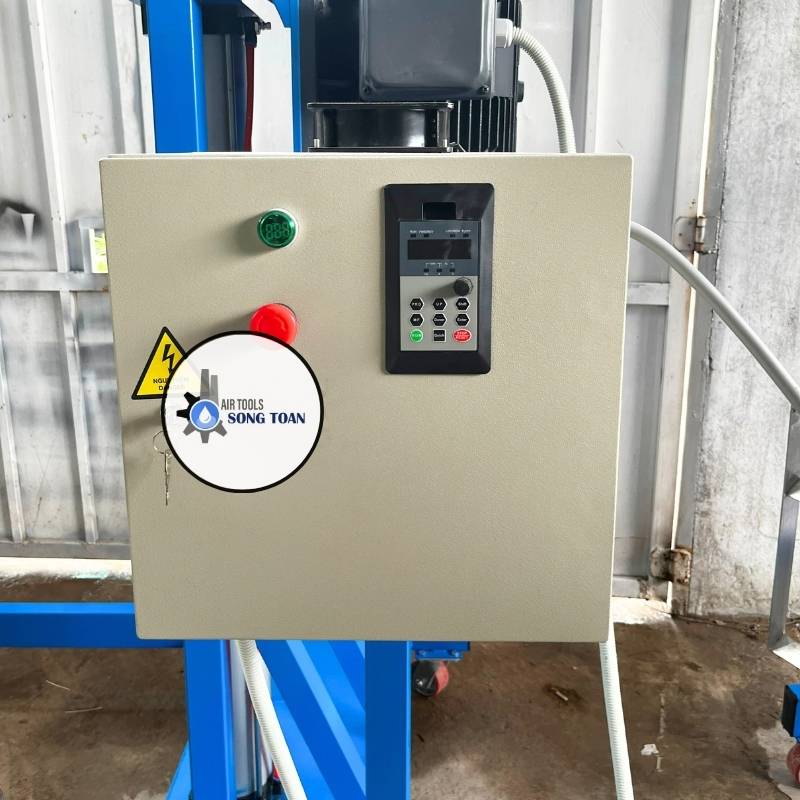 Máy khuấy sơn công nghiệp thùng 1000L công suất lớn